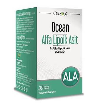 Orzax Ocean Alfa Lipoik Asit 200 mg 30 Kapsü