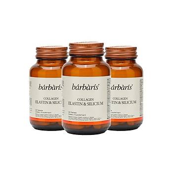 BARBAR�S COLLAGEN ELASTIN & SILICIUM 30 TABLETS-3 PAKET