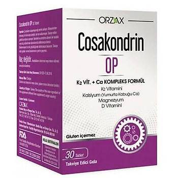 Orzax Cosakondrin OP 30 Kapsül Kalsiyum Takviyesi