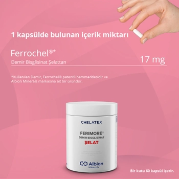 CHELATEX FERIMORE DEM�R B�SGL�S�NAT �ELAT 60 KAPS�L