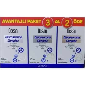 ORZAX OCEAN GLUCOSAMINE COMPLEX 60 TABLET 3 AL 2 DE