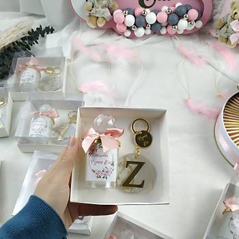 Mum & Epoksi Anahtarlk Hediyelik