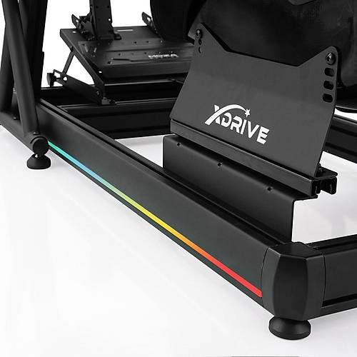 xDrive RGB Al�minyum Yar�� Sim�lat�r� Kokpiti ve F1 Koltu�u Bs01