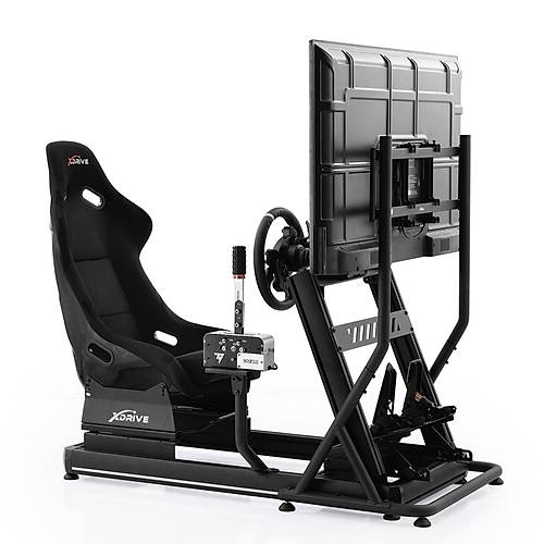 xDrive RGB Al�minyum Yar�� Sim�lat�r� Kokpiti ve F1 Koltu�u Bs01