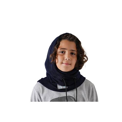 Erkek Çocuk Lacivert Polar Kar Maskesi