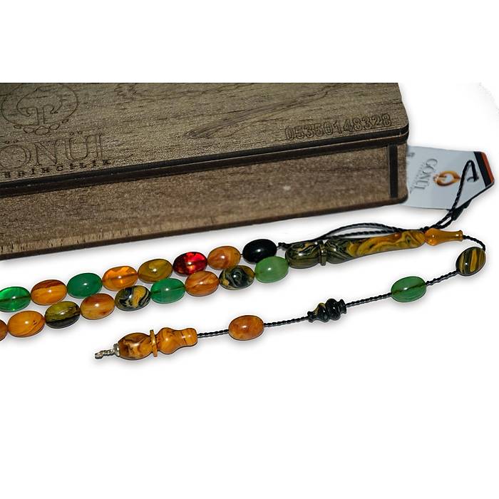 Mustafa Can Denek Colorist S�kma Kehribar Tesbih