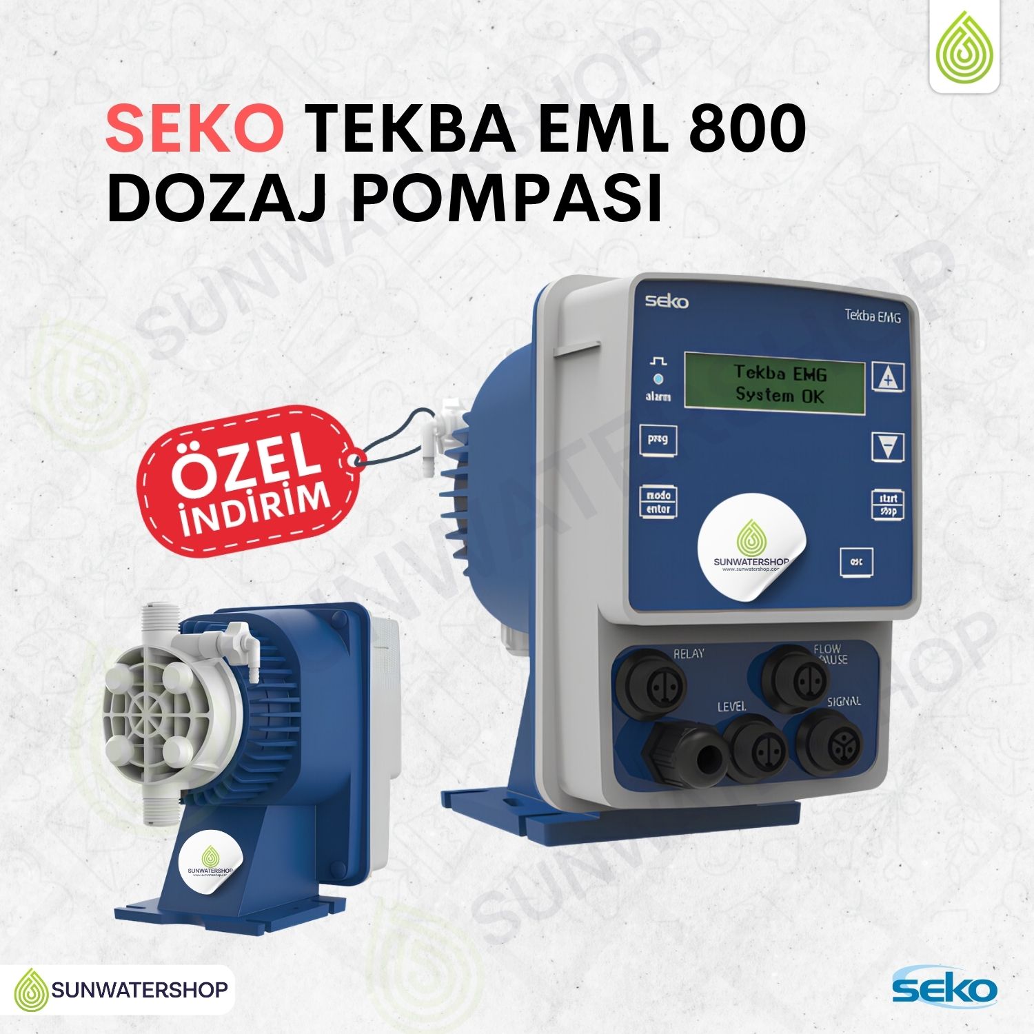 Seko Tekba EML 800 Dozaj Pompası