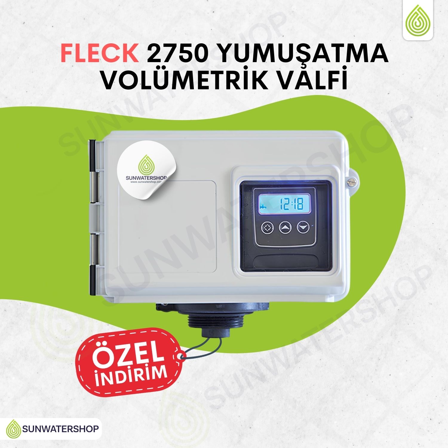 Fleck 2750 Yumuşatma 1600 Volümetrik Valfi