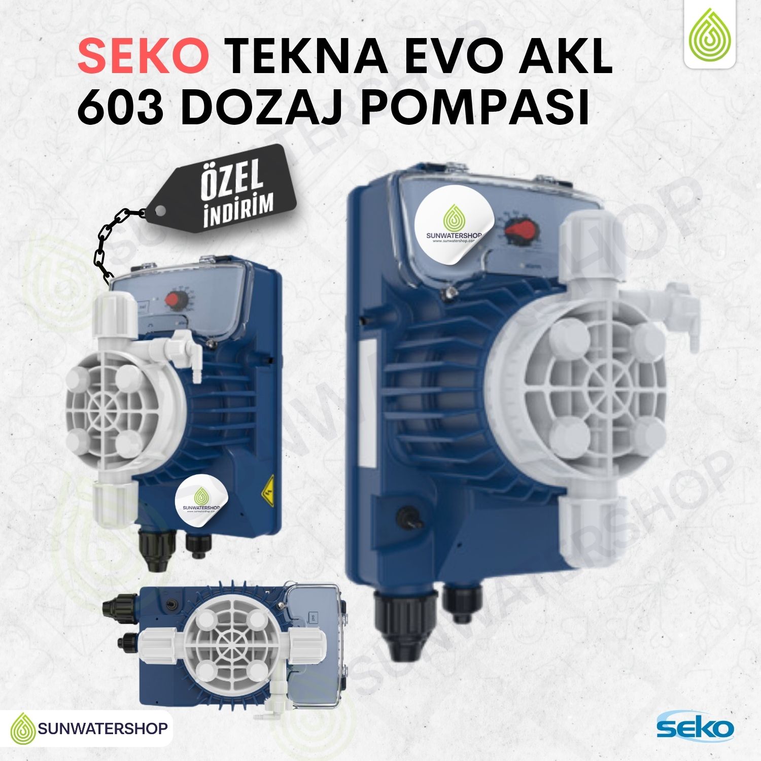 Seko Tekna Evo AKL 603 Dozaj Pompası