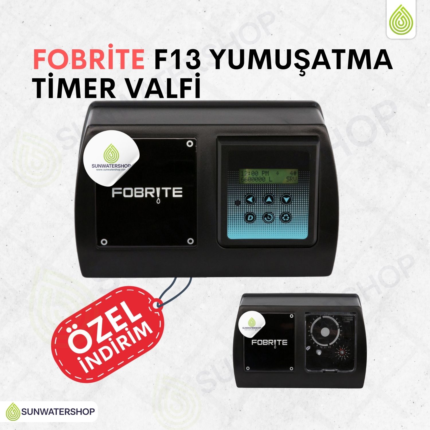 Fobrite F13 Yumuşatma Timer Valfi