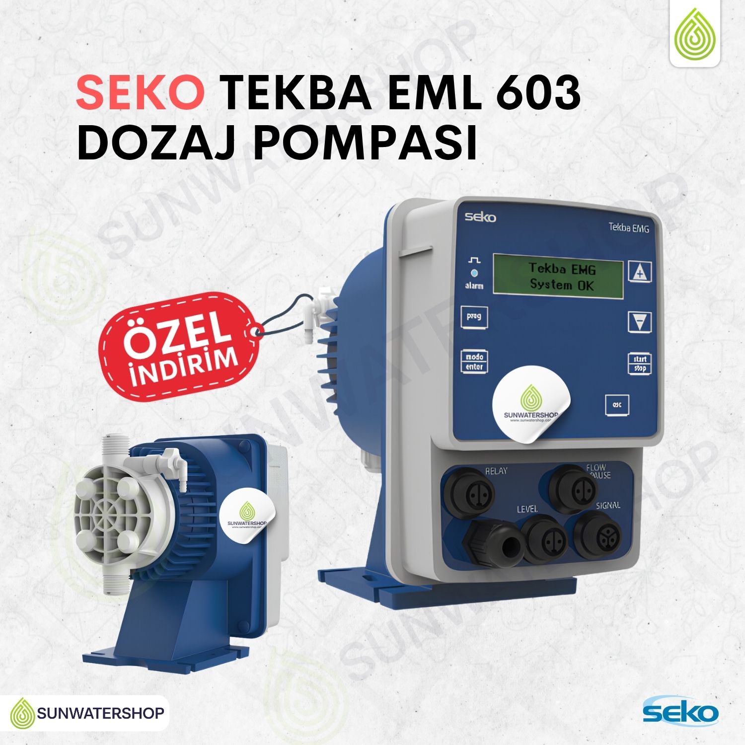 Seko Tekba EML  603 Dozaj Pompası