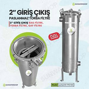 Paslanmaz Torba Filtre 2'' DN50 (Bag Filtre-Gaf Filtre)