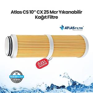 Atlas CS 10� CX 25 Mcr Y�kanabilir Ka��t Filtre