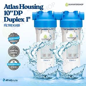 Atlas Housing 10� DP Duplex 1'' Filtre Kab�