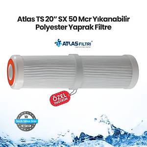 Atlas TS 20� SX 50 Mcr Y�kanabilir Polyester Yaprak Filtre