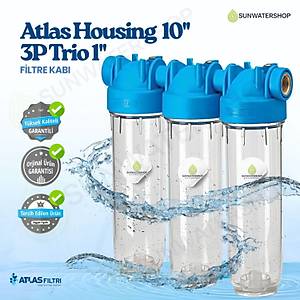 Atlas Housing 10'' 3P Trio 1'' Filtre Kab�
