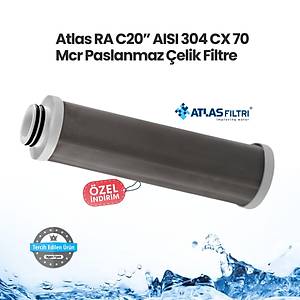 Atlas RA C20� AISI 304 CX 70 Mcr Paslanmaz �elik Filtre