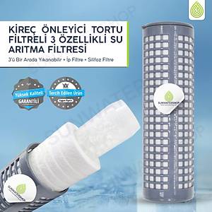 Daire Giri�i Kire� �nleyici 3'� Bir Arada Tortu Filtre (Y�kanabilir + �p Filtre + Silifoz Filtre )