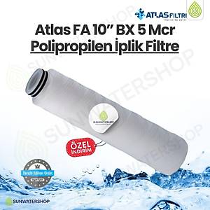 Atlas FA 10� BX 5 Mcr Polipropilen �plik Filtre