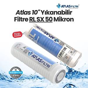 Atlas 10'' Y�kanabilir Filtre  RL SX 50 Mikron