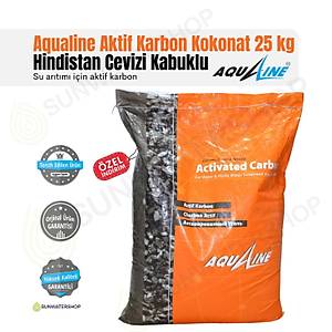 Aqualine Aktif Karbon Coconut 25 kg(Hindistan Cevizi Kabuklu)