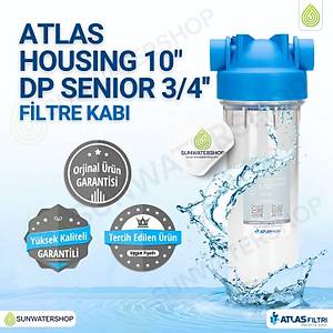 Atlas Housing 10� DP Senior 3/4'' Filtre Kab�