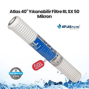 Atlas 40'' Y�kanabilir Filtre RL SX 50 Mikron