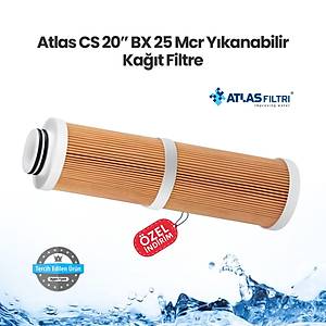 Atlas CS 20� BX 25 Mcr Y�kanabilir Ka��t Filtre