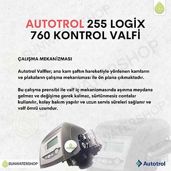 Autotrol 255 Logix 760 Yumu�atma Vol�metrik Kontroll�