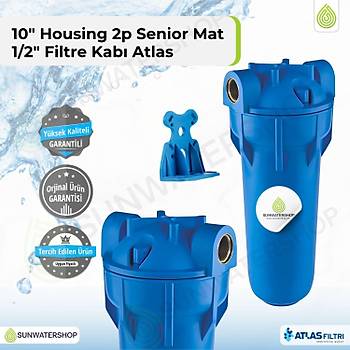 10� Housing 2p Senior Mat 1/2� Filtre Kab� Atlas