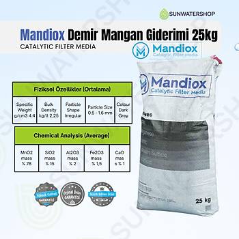 Mandiox Demir Mangan Giderimi 25kg