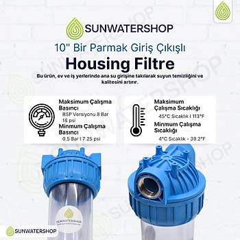 10'' Housing Filtre Kab� 1'' Giri� ��k��
