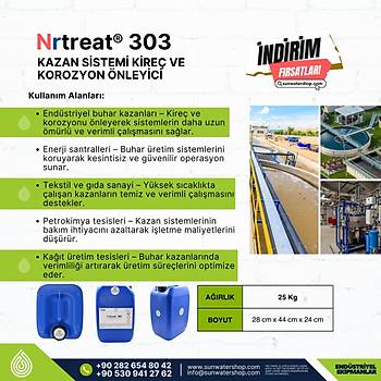 Kazan Sistemi Kire ve Korozyon nleyici ( Fosfat, Polimer, Dispersant, Oksijen Tutucu Deha)