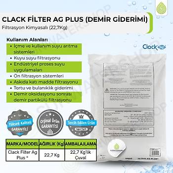 Filter Ag Plus Clack 22,7 Kg ( Demir Giderimi)