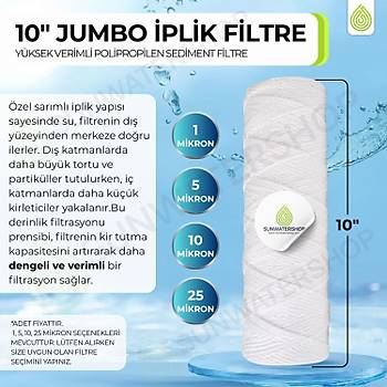 10'' Jumbo �plik Filtre