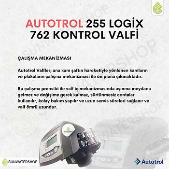 Autotrol 255 Logix 762 Yumu�atma Vol�metrik Kontroll�