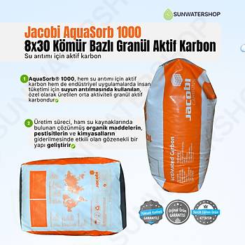 Jacobi AquaSorb 1000 8x30 Granl Aktif Karbon 25 kg