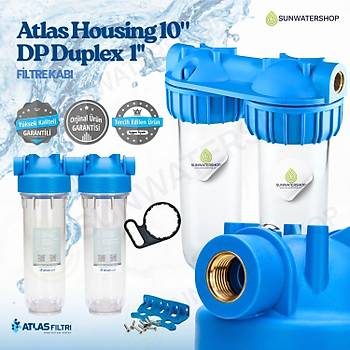 Atlas Housing 10� DP Duplex 1'' Filtre Kab�