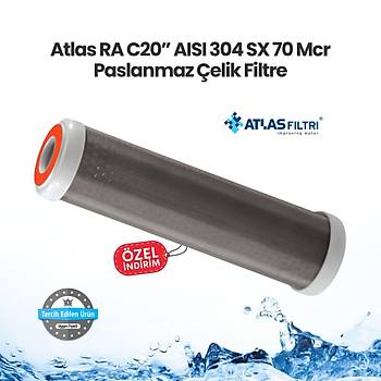 Atlas RA C20 AISI 304 SX 70 Mcr Paslanmaz elik Filtre