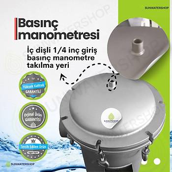 Bag Filtre 3'' DN80 ( Paslanmaz Torba Filtre -Gaf Filtre)