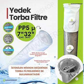 Paslanmaz Torba Filtre 2'' DN50 (Bag Filtre-Gaf Filtre)