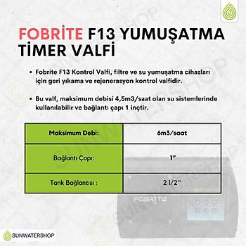 Fobrite F13 Yumu�atma Timer Valfi