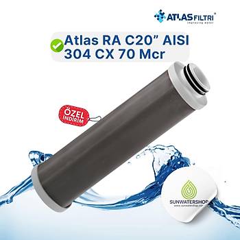 Atlas RA C20� AISI 304 CX 70 Mcr Paslanmaz �elik Filtre