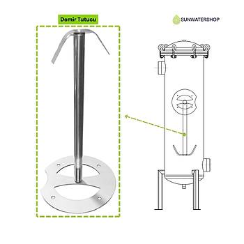 Demir Tutuculu Paslanmaz Torba Filtre 2'' DN50 (Bag Filtre-Gaf Filtre)