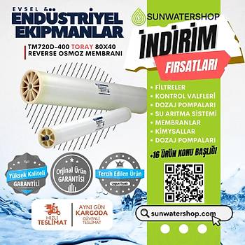 Toray TM720D 400 8040 Reverse Osmoz  Membran�