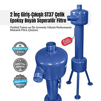 2'' ST-37 Karbon elik Seperatr Filtre