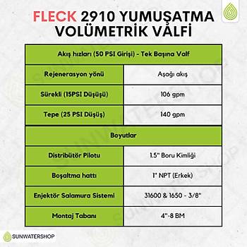 Fleck 2910 Yumu�atma 1700 Vol�metrik Valfi