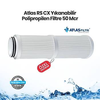 Atlas RS CX Ykanabilir Polipropilen Filtre 50 Mcr