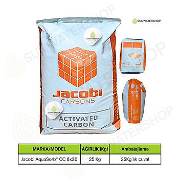 Jacobi AquaSorb CC 8x30 Kokonat Bazl� Gran�l Aktif Karbon 25 kg