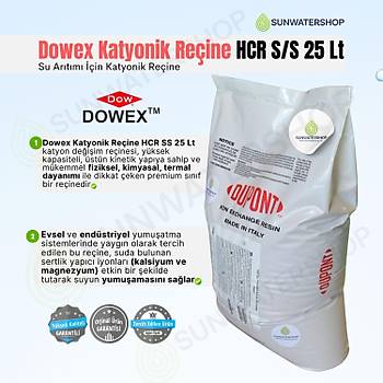 Dowex / Dupont Katyonik Re�ine HCR S/S 25 Lt